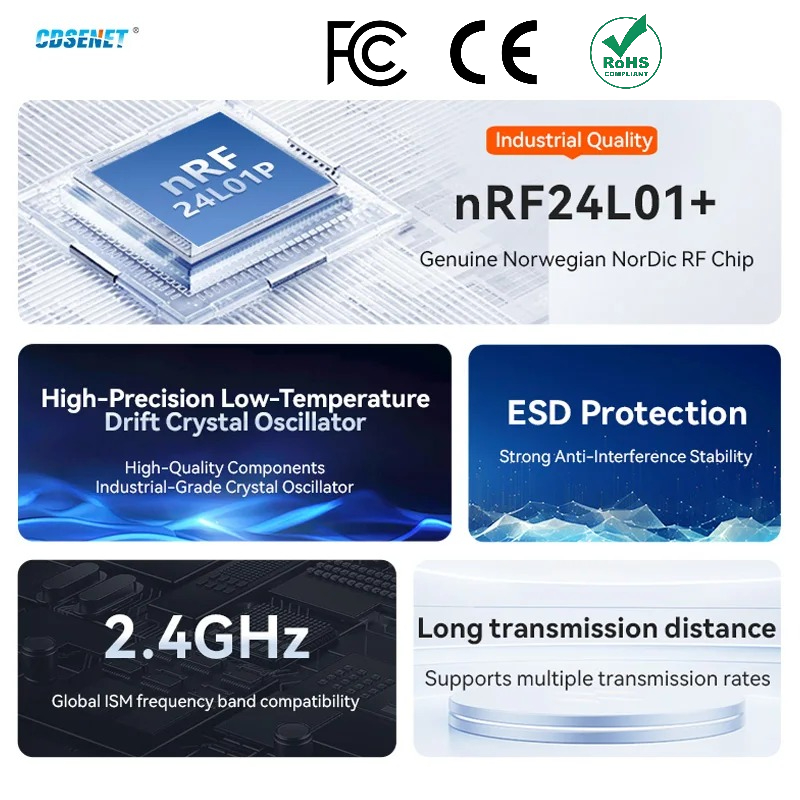2 stuks nRF24L01+ PA LNA 2.4GH - Smart Home Module Iot recensie en prijs