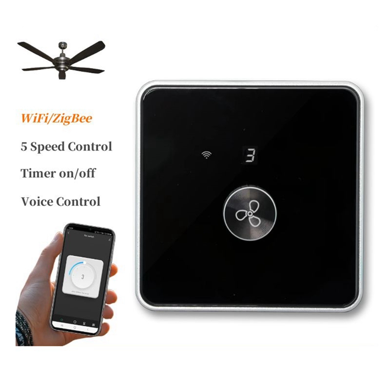 Smart Wifi Fan Switch 5 Speed  - Tuya Smart recensie en prijs