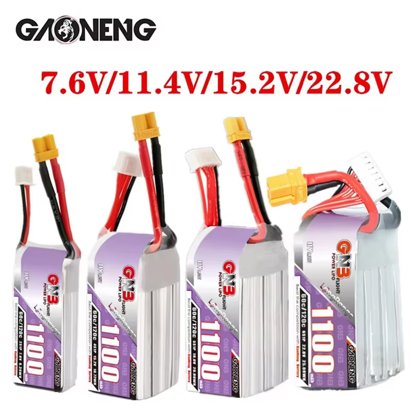GNB 1100mAh 2S 3S 4S 6S 60C/12 - Shelly Plug recensie en prijs