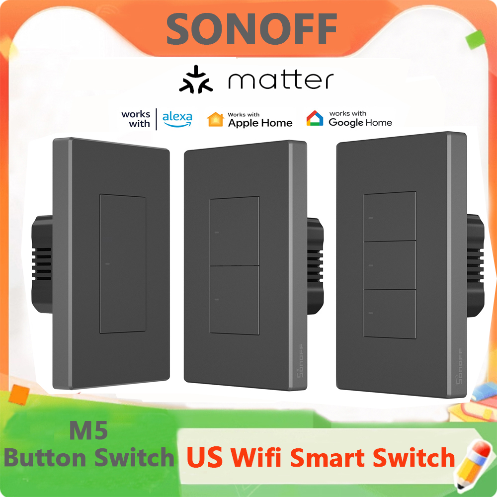 Sonoff M5 120 1C 2C 3C Matter  - Sonoff Basic recensie en prijs